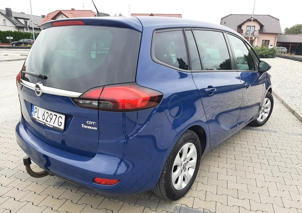 Opel Zafira cena 46900 przebieg: 186000, rok produkcji 2018 z Leszno małe 154
